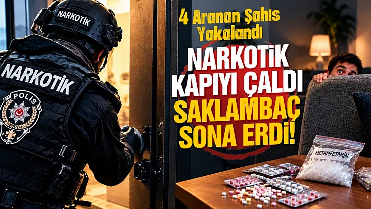 Samsun’da firari hükümlüler yakalandı, uyuşturucu ele geçirildi