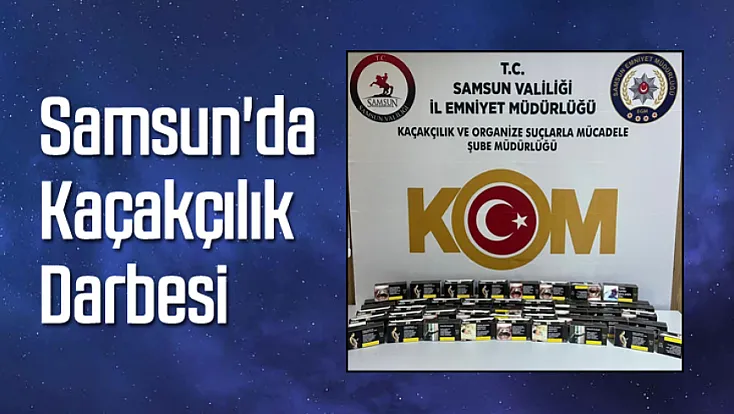 Samsun'da Kaçakçılık Darbesi! 11 bin 200 makaron ele geçirildi!