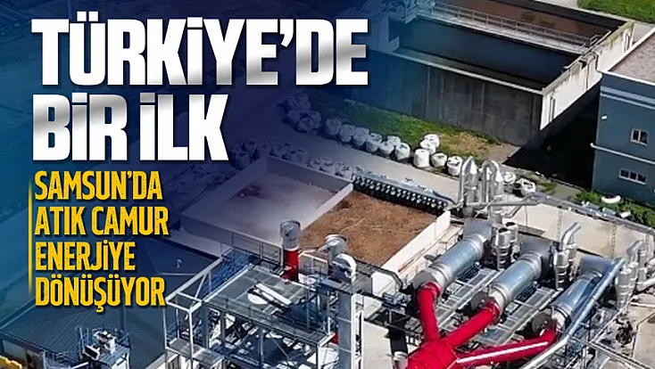 Samsun'da kurulan Türkiye'nin ilk piroliz tesisi tamamlandı