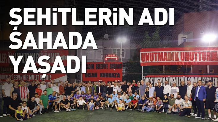 Samsun’da şehitlerin adı sahada yaşatıldı: 64 takımlık vefa turnuvası tamamlandı