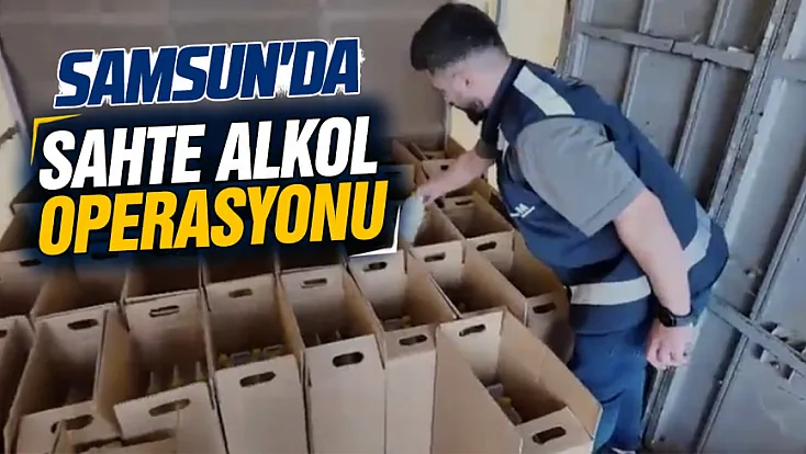 Samsun'da tonlarca kaçak etil alkol ele geçirildi