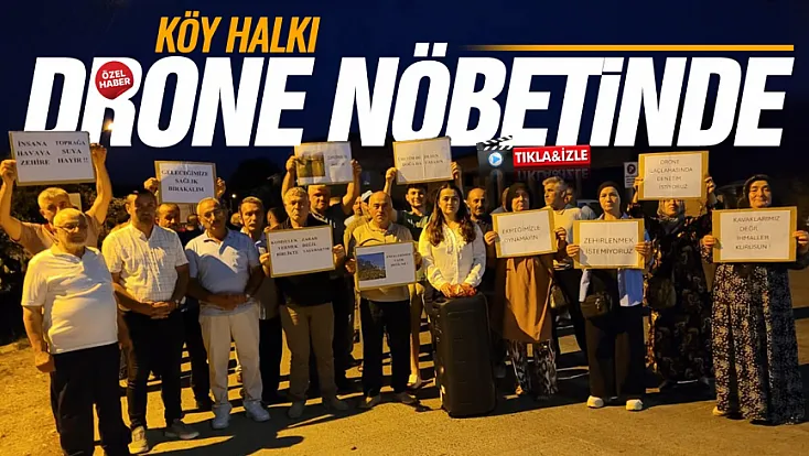 Samsun’da Yalı ve Çınarlık Mahallelerinde ‘drone ile ilaçlama’ gerilimi