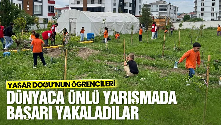 Samsun Kavak Yaşar Doğu İlkokulu’ndan Dünya çapında başarı