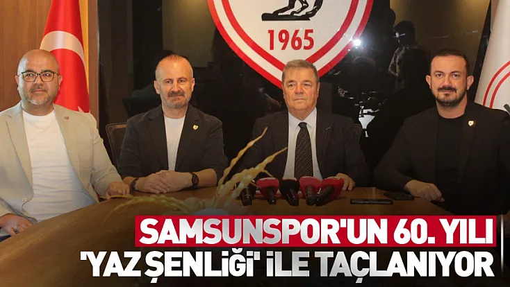 Samsunspor 60. Yılında çocuklara dokunacak