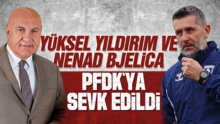 Samsunspor - Amed SK maçı sonrası disiplin sevkleri açıklandı
