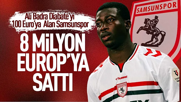 Samsunspor Kulübü genç yeteneği Ali Badra Diabate için resmi veda mesajı paylaştı