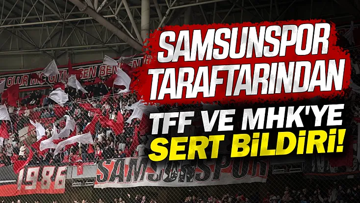 Samsunspor taraftarından Trabzonspor maçı öncesi 'Hikmet Öksüzoğlu' tepkisi