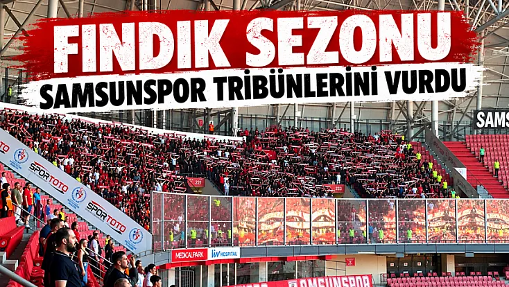 Samsunspor tribünleri boş kaldı