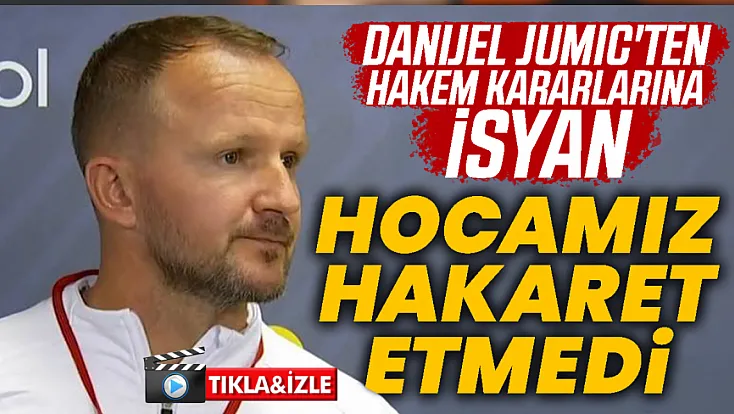 Samsunspor Yardımcı Antrenörü Jumic'ten kırmızı kart açıklaması