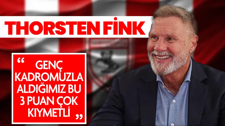 Thorsten Fink'ten Rize galibiyeti sonrası açıklamalar: Amacımız 3 puandı