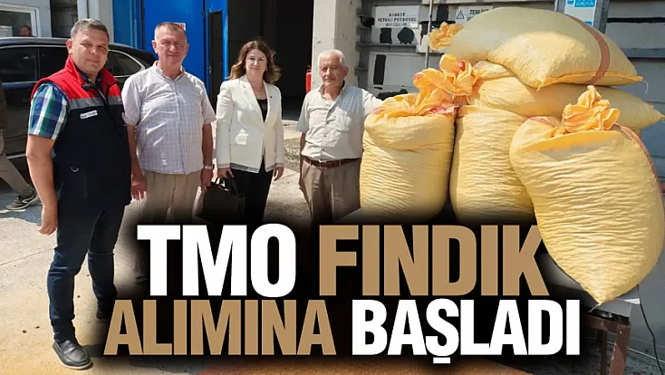 TMO fındık alımını Samsun Çarşamba’da açtı
