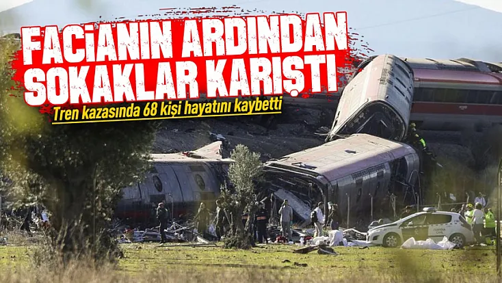 Tren faciasının ardından sokaklar karıştı