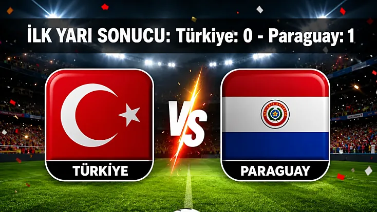 Türkiye - Paraguay Maçında İlk Yarı Sonucu
