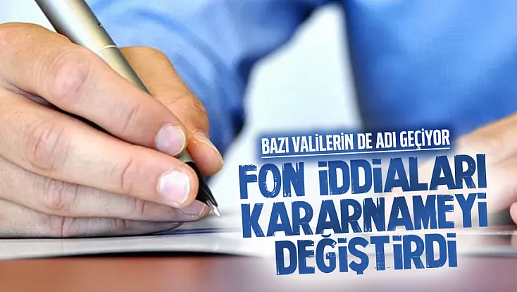 Valiler kararnamesinde fon depremi! Şamil Tayyar'dan dikkat çeken iddia