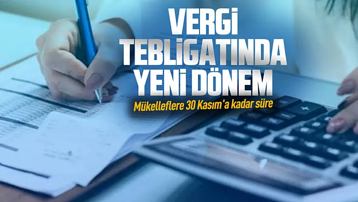 Vergi mükelleflerini ilgilendiriyor! E-tebligatta yeni dönem başladı