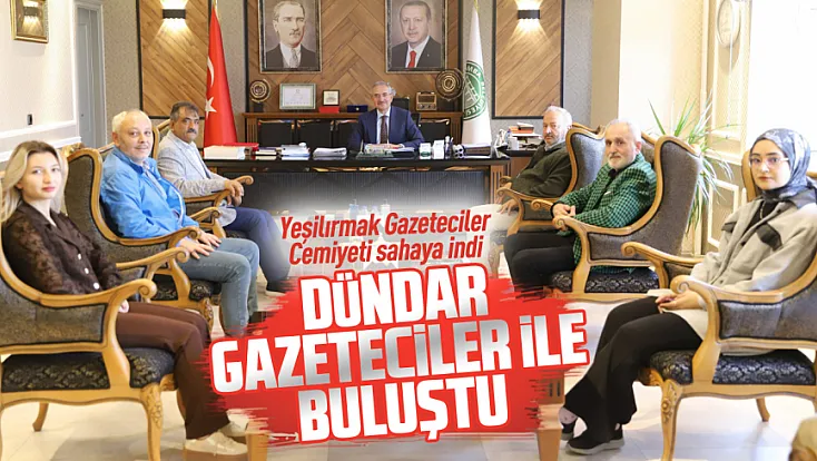 Yeşilırmak Gazeteciler Cemiyeti’nden Başkan Dündar’a ziyaret