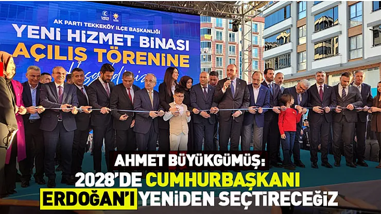 AK Parti Tekkeköy'de ilçe binasını açtı