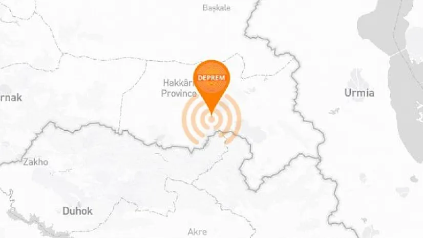 Hakkari depremle güna başladı
