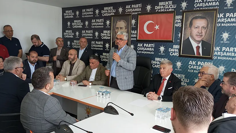 AK Parti Çarşamba teşkilatı bayramlaştı