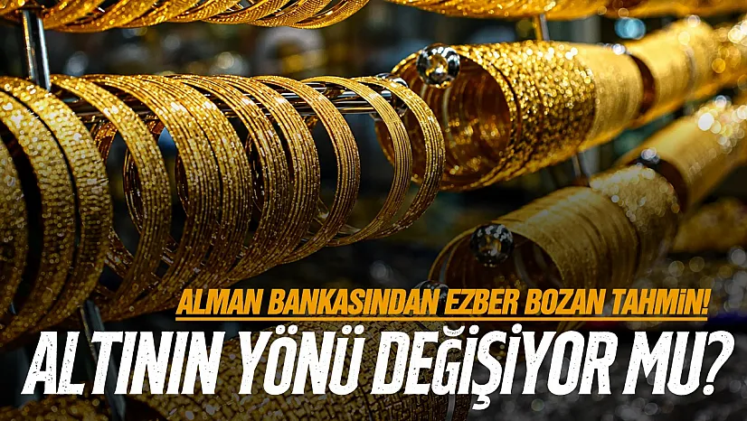 Alman bankasından yeni altın tahmini