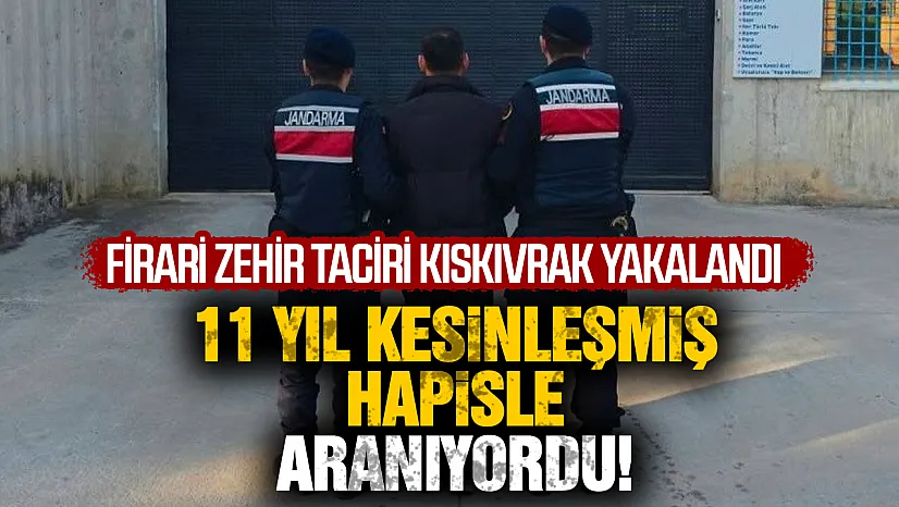 Bafra'da zehir tacirine darbe: 11 yıl hapisle aranan şahıs yakalandı