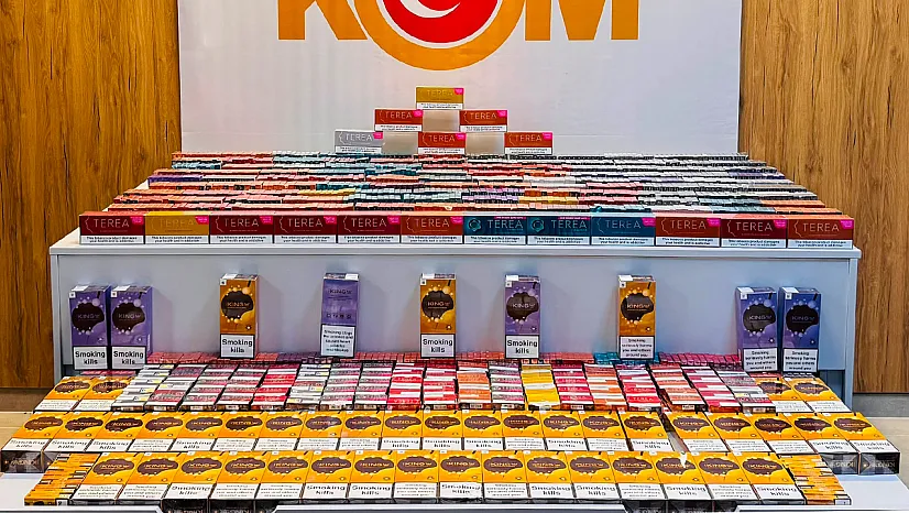 Canik'te kaçak tütün operasyonu