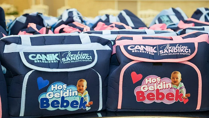 Canik'te Doğan Her Bebeğe 'Bebek Destek Paketi'