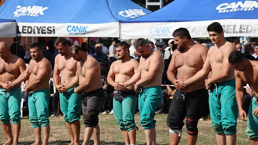 Canik'te Güreş Festivali Nefesleri Kesti