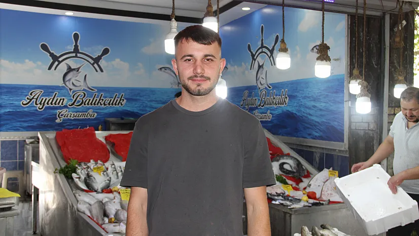 Çarşamba'da hamsiye yoğun ilgi