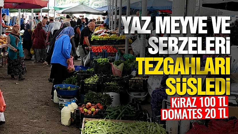 Çarşamba halk pazarında alışveriş hareketliliği