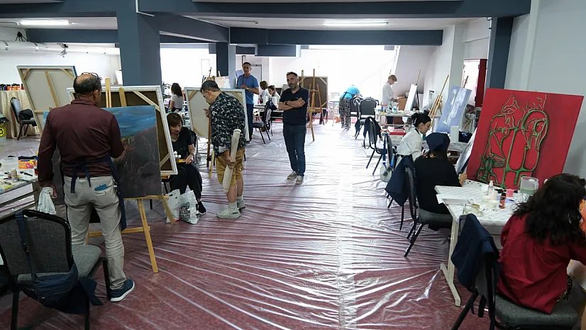 Çorum'da uluslararası sanat buluşması: 34 ressam kenti tuvale taşıyacak