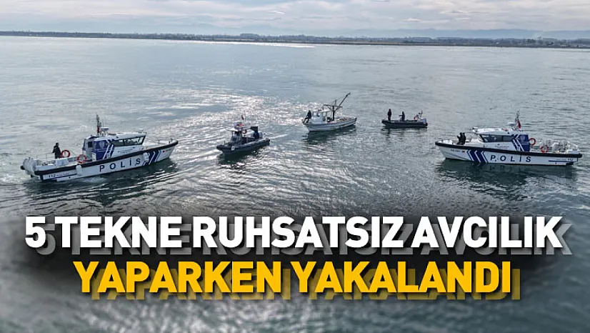 Dronla tespit edilen kaçak midye avcılarına 472 bin lira ceza