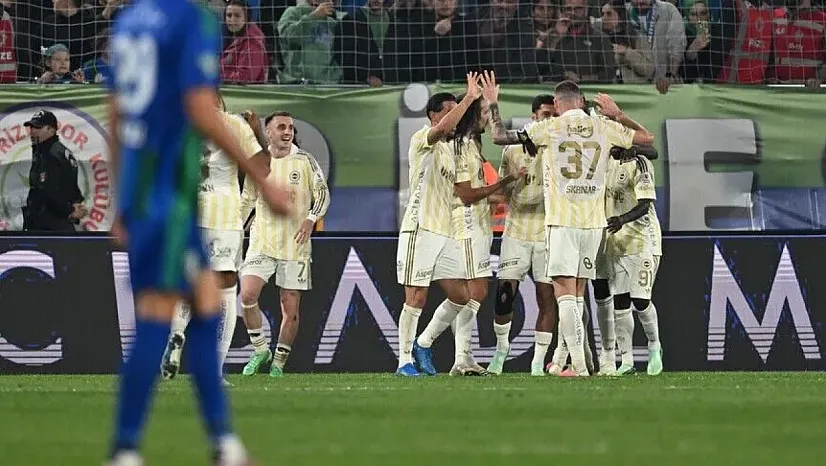 Fenerbahçe Rize'de hata yapmadı: 3 puanı 3 golle aldı