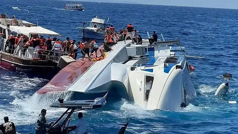 Girne'deki gemi faciasında 20 yaşındaki Süleyman çocukları kurtarmak isterken kayboldu