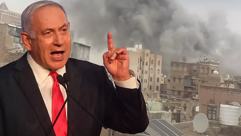 İsrail'den yeni saldırı! Başkenti bombaladı