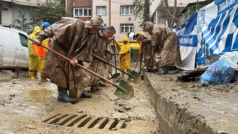 İstanbul'da sel sonrası seferberlik