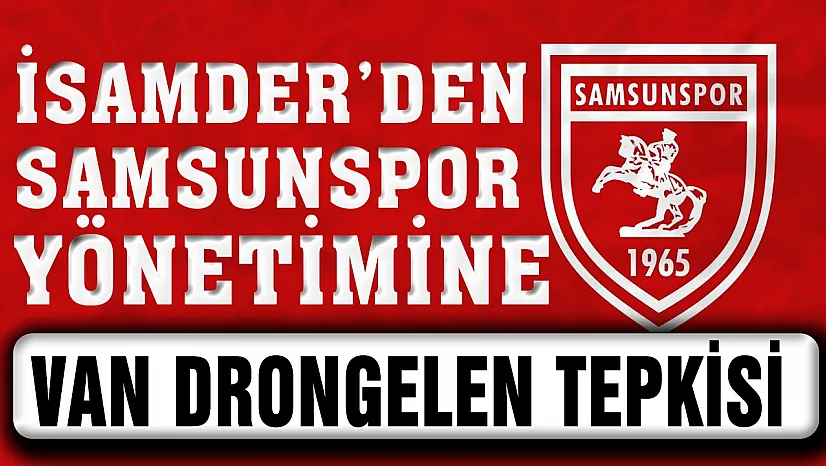 İstanbul Samsunsporlular Derneği'nden Rick van Drongelen açıklaması