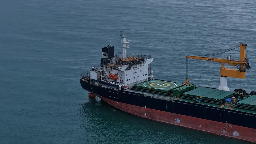 Karadeniz'de saldırıya uğrayan ARINA A Trabzon açıklarında