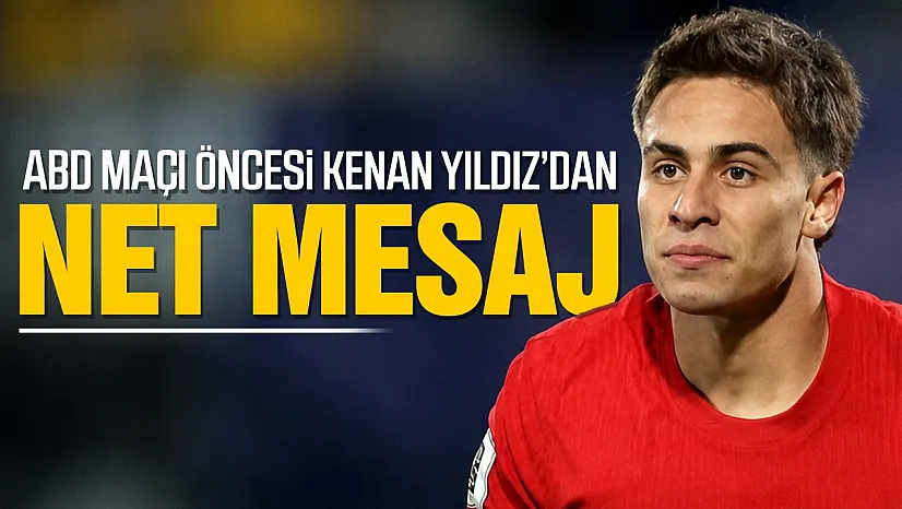 Kenan Yıldız ABD Maçı Öncesi Açıklamalarda Bulundu
