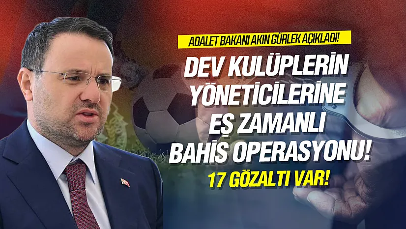 Kendi takımının maçına bahis oynadılar! Şike'den gözaltına alınan isimler şoke etti!