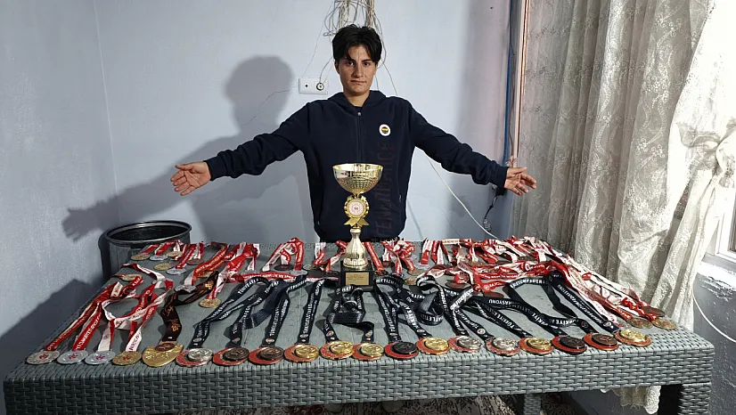 Köyde berivan, pistte şampiyon