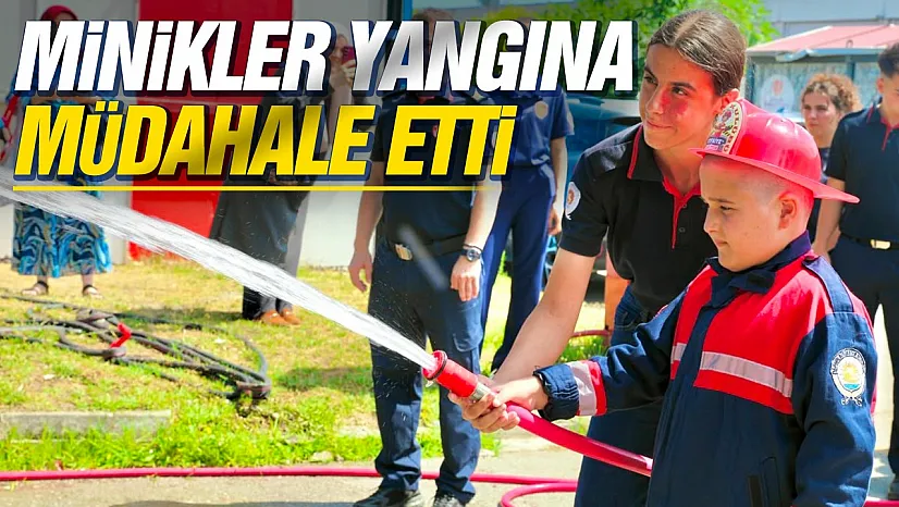 Özel çocuklar itfaiyecilik heyecanını yaşadı