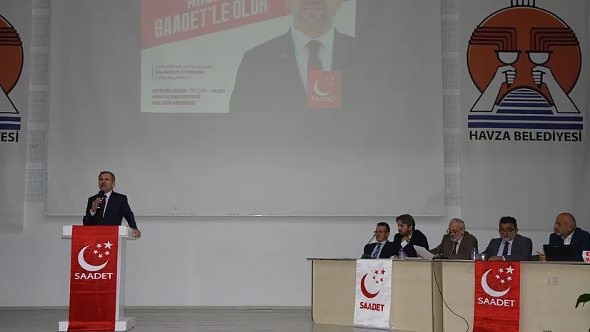 Saadet Partisi Havza İlçe Başkanlığına Saffet Ergin seçildi