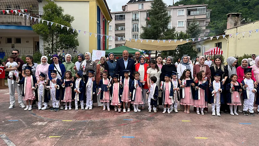 Salıpazarı Anaokulunda mezuniyet heyecanı