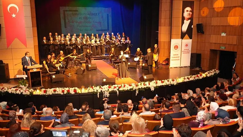 Samsun Adalet Korosu'ndan türkü şöleni