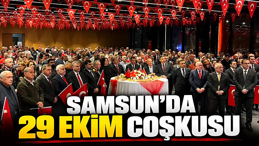 Samsun'da 29 Ekim Cumhuriyet Bayramı kabul töreni ve konserle kutlandı