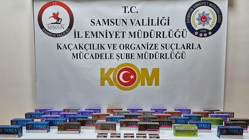 Samsun'da kaçakçılık operasyonu: 432 paket kaçak tütün ele geçirildi
