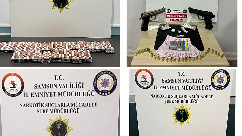 Samsun'da uyuşturucu operasyonu