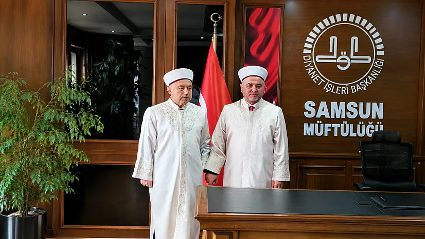 Samsun İl Müftülüğü görevinde devir teslim töreni yapıldı