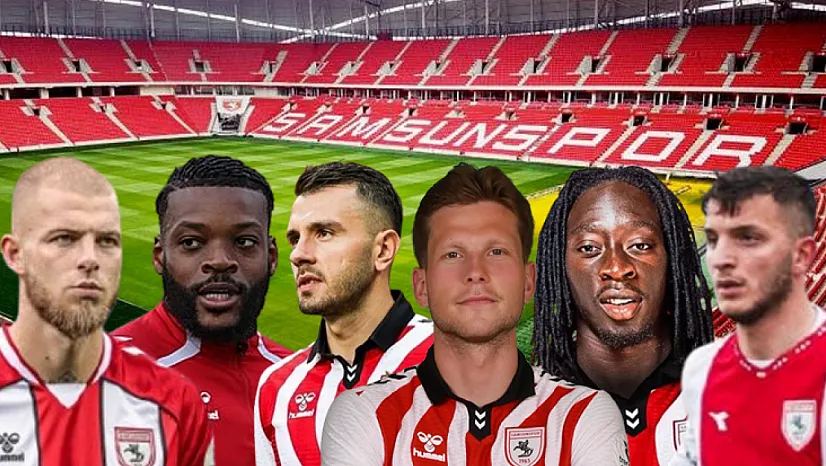 Samsunspor'da 6 isim sınırda!